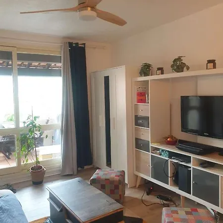 Lägenhet Studio Cosy Vue Imprenable Proche Mer, Plancha Et Piscine *